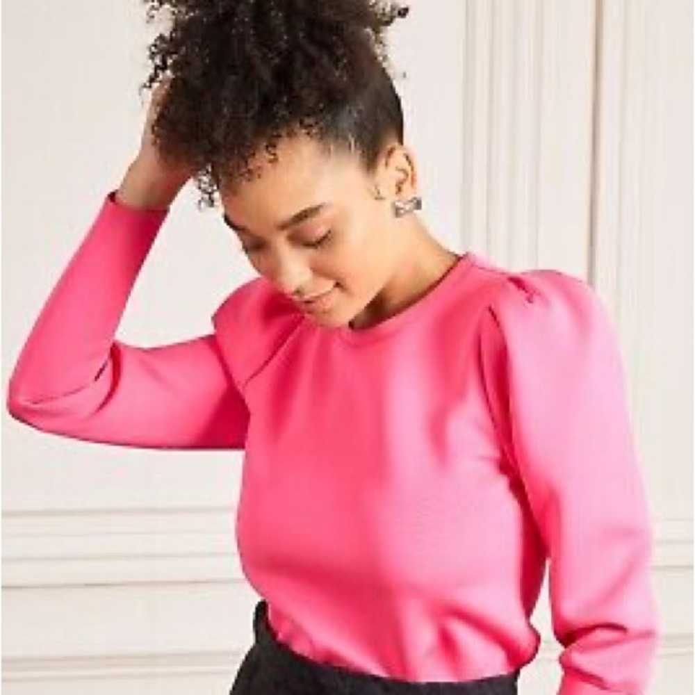 Stella and Dot puff sleeve top size large